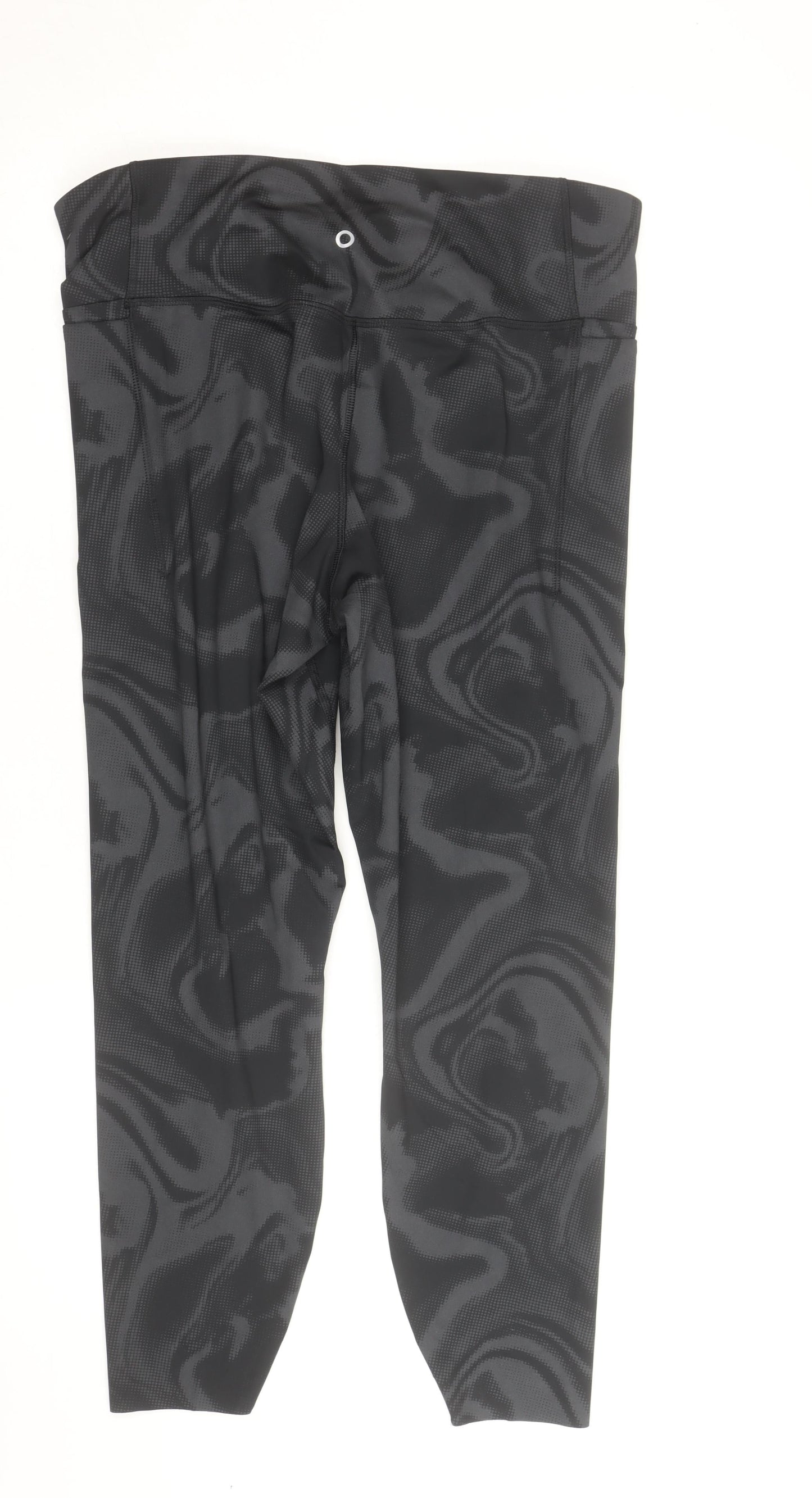 Marks and Spencer Womens Black Camouflage Goodmove Leggings Size 16
