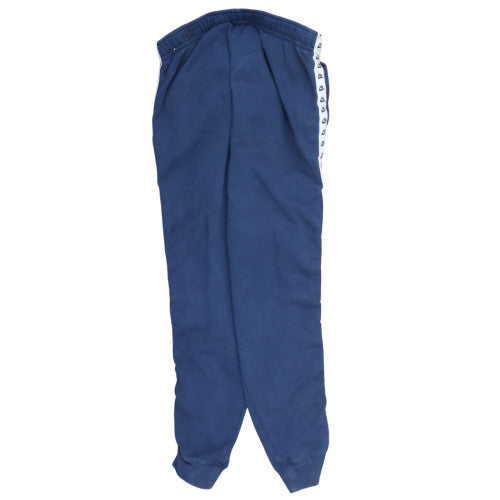 Nike Men's Blue Jogger Trousers M Side Stripe Fleece Activewear