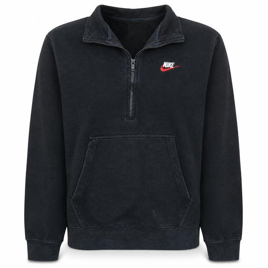 Nike Men's Black M 1/2 Zip Pullover Sweatshirt with Logo