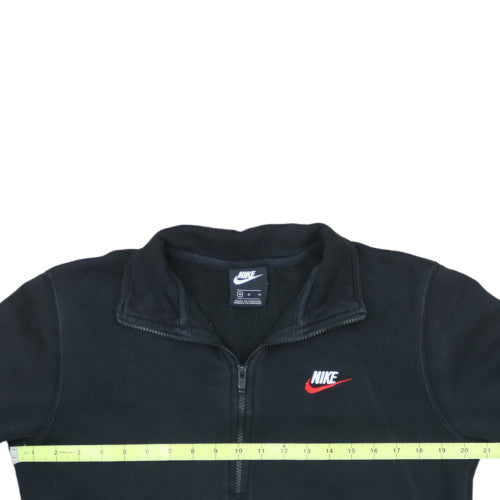 Nike Men's Black M 1/2 Zip Pullover Sweatshirt with Logo
