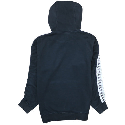 Nike Men's Black XS Pullover Hoodie with Logo Sleeves Sports Fleece