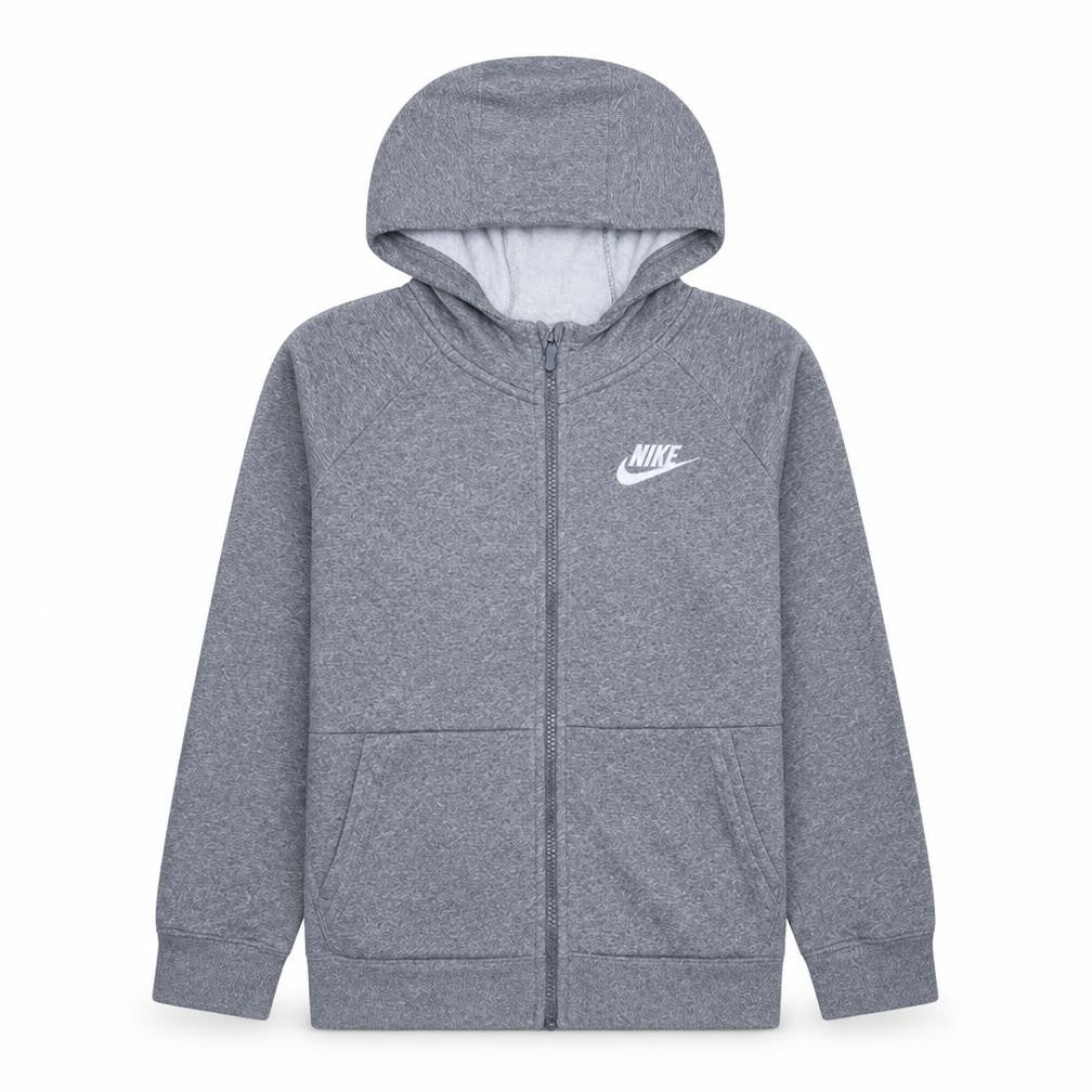 Nike Boys Grey Full Zip Hoodie XL 156-166cm Standard Fit