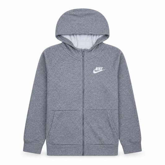 Nike Boys Grey Full Zip Hoodie XL 156-166cm Standard Fit