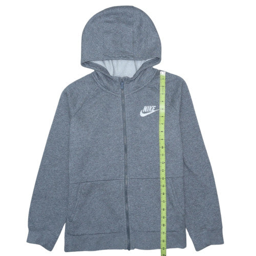 Nike Boys Grey Full Zip Hoodie XL 156-166cm Standard Fit