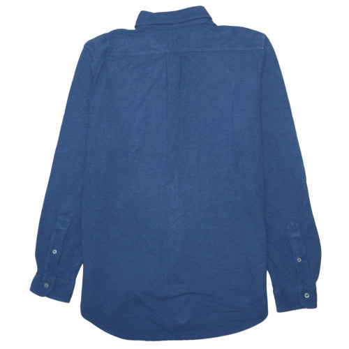 Ralph Lauren Men's Blue Cotton Button-Down Long Sleeve Shirt Size M