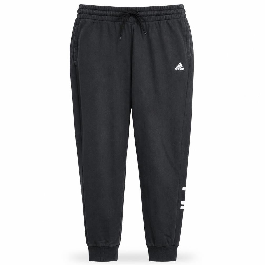 Adidas Men's Black XL Jogger Sweatpants Tapered Fleece Trousers