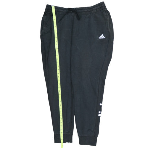 Adidas Men's Black XL Jogger Sweatpants Tapered Fleece Trousers