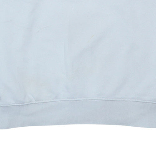 Nike Men's White Graphic Logo Pullover Sweatshirt Size M