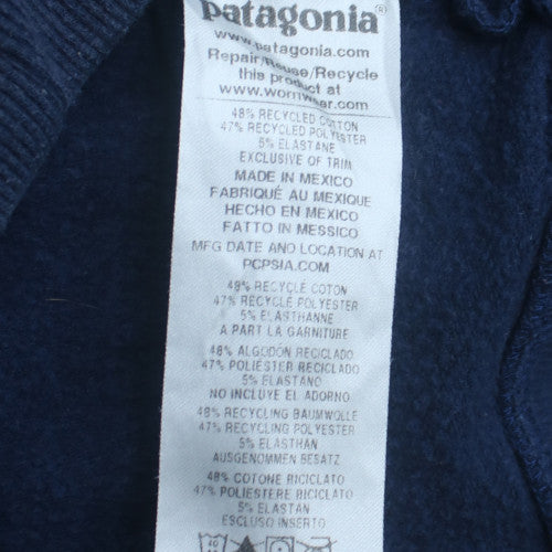 Patagonia Men's Blue Regular Fit Crew Neck Pullover Sweatshirt S