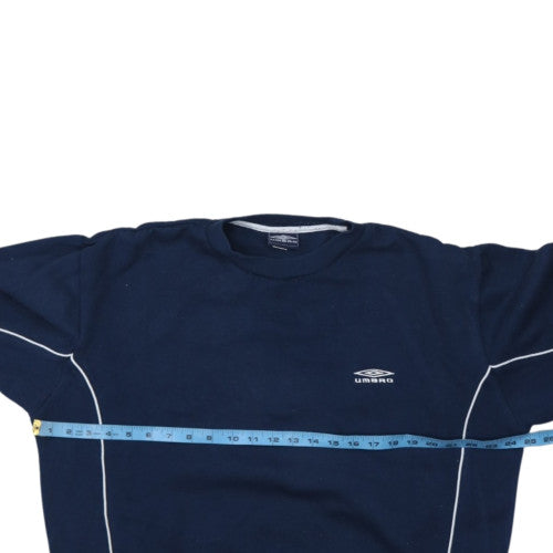Umbro Men's Blue Crew Neck Pullover Sweatshirt M