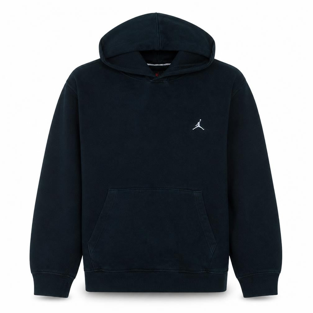 Jordan Men's Black Pullover Hoodie Medium Embroidered Logo Fleece