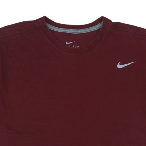 Nike Men's Red Dri-FIT 2XL Short Sleeve Crew Neck T-Shirt