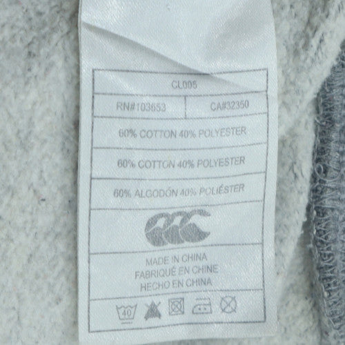 Canterbury of New Zealand Mens Grey L Pullover Hoodie