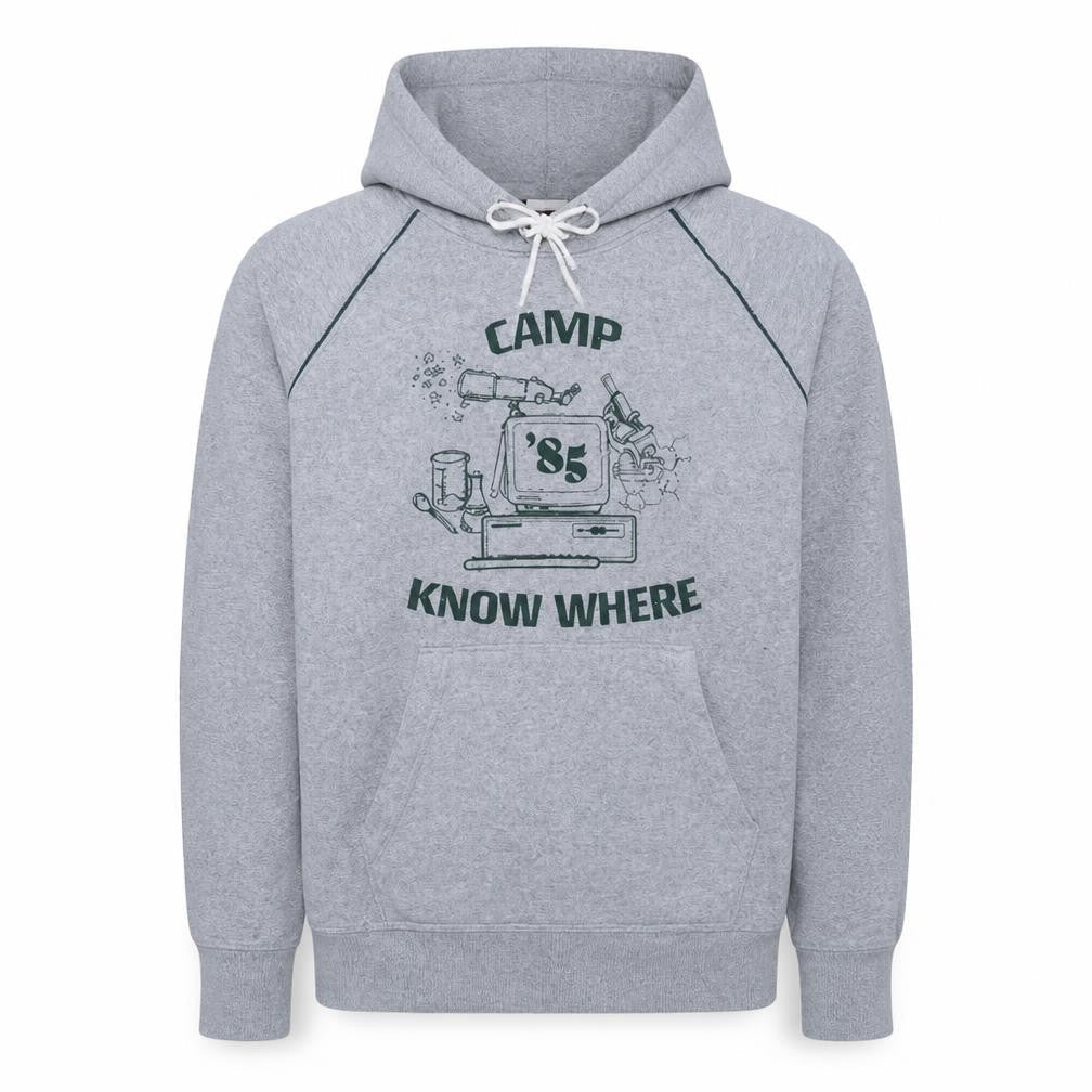Levi's Men's Grey Pullover Hoodie with Camp Know Where Graphic Size M