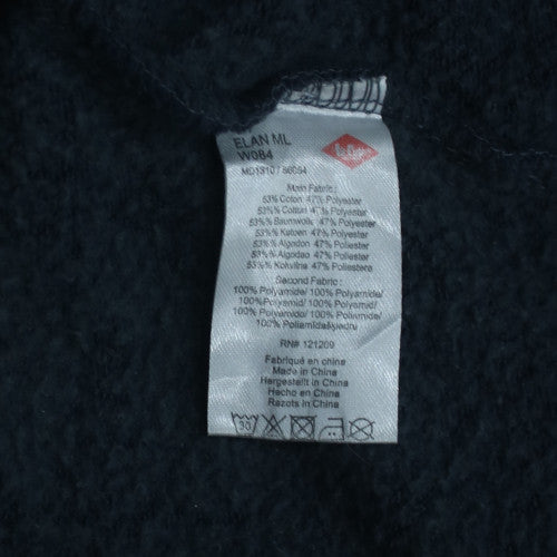 Lee Cooper Men's Blue 1/2 Zip Hooded Sweatshirt 2XL Fleece