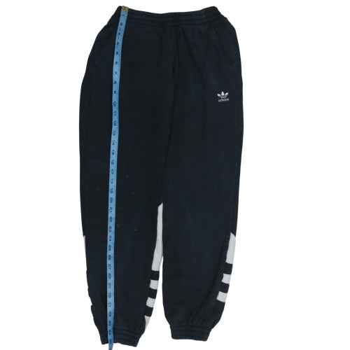 Adidas Men’s Black Regular Fit Jogger Trousers Size M Fleece Sportswear