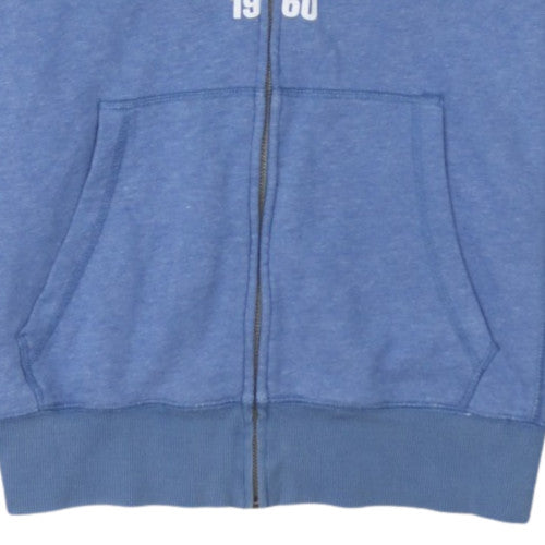 Lonsdale London Men Blue Full Zip Hoodie Large Regular Fit
