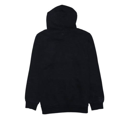 Puma Men's Black Pullover Hoodie M Sports Logo Fleece Sweatshirt