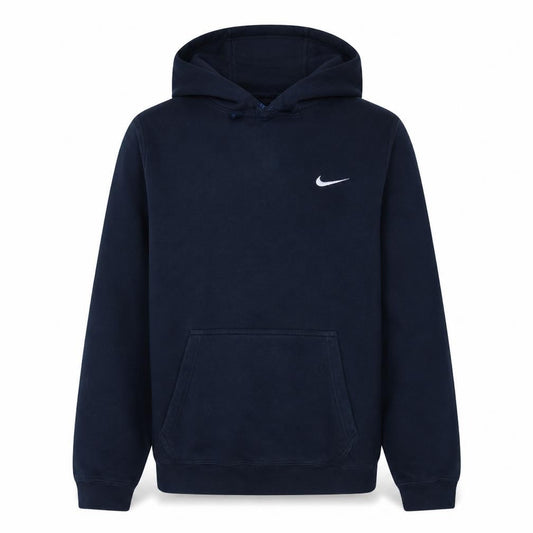 Nike Men's Blue Pullover Hoodie Small Fleece Lined Sportswear