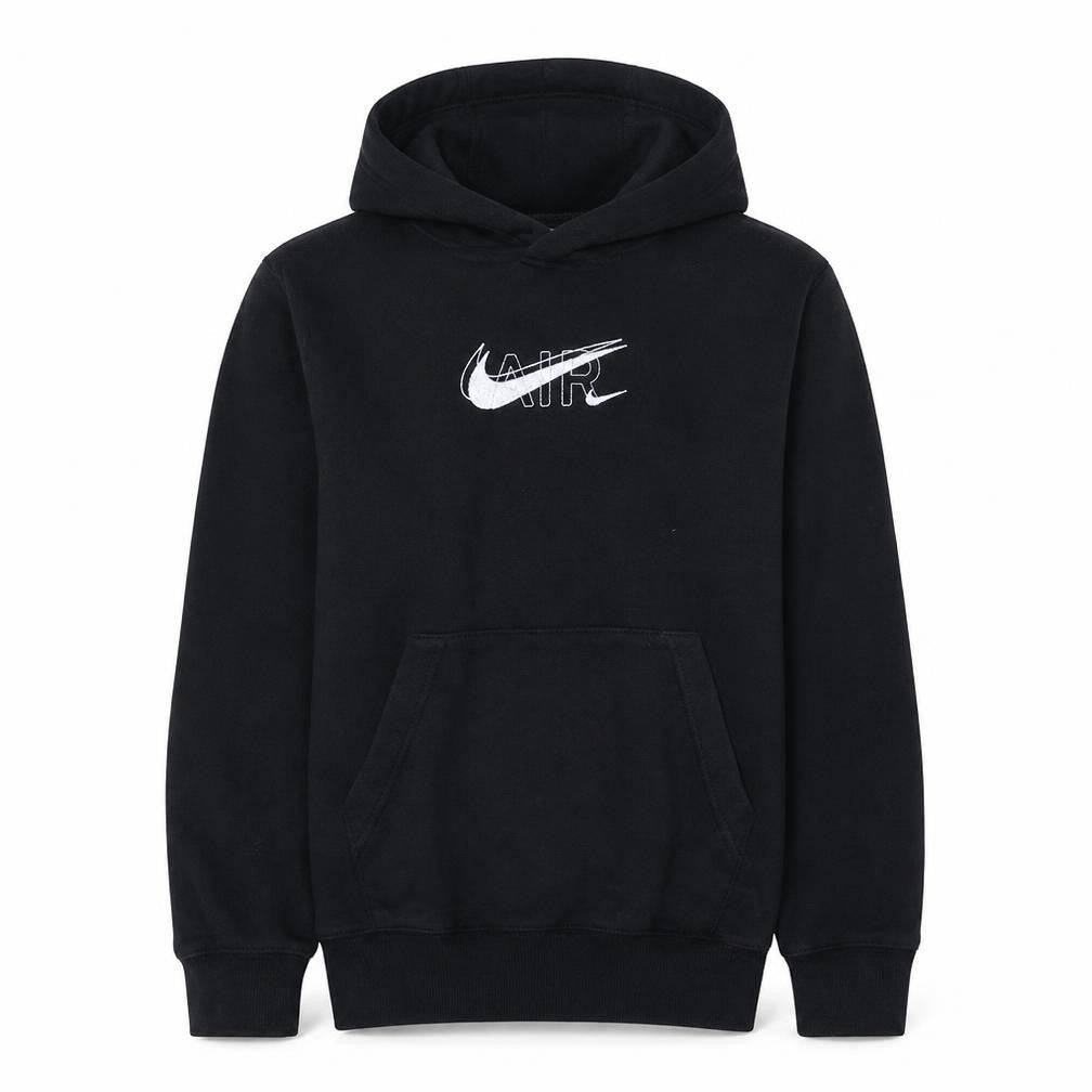 Nike Men’s Black Pullover Hoodie S Graphic Fleece Sweatshirt