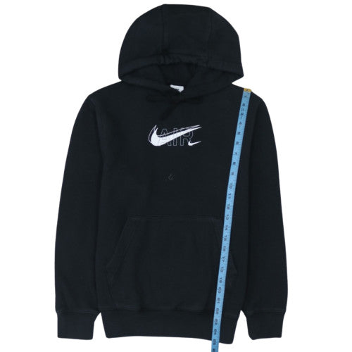 Nike Men’s Black Pullover Hoodie S Graphic Fleece Sweatshirt