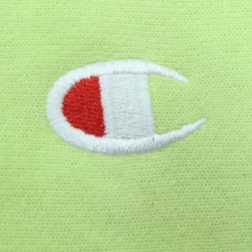 Champion Men's Green Pullover Hoodie L Fleece Reverse Weave