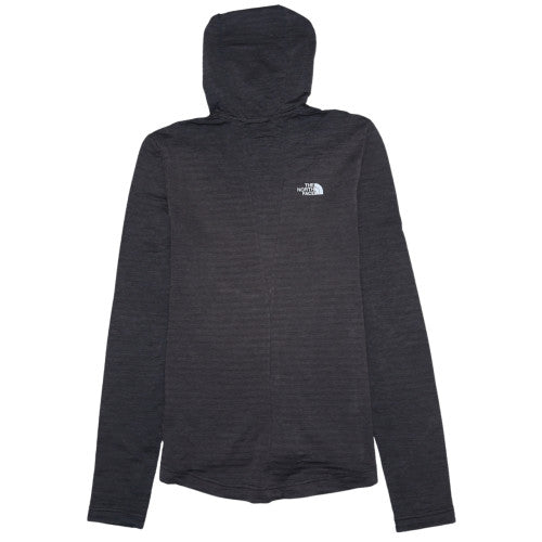 The North Face Womens Black Slim Fit Hooded Full Zip Jacket Size S