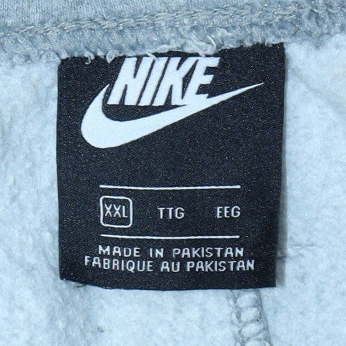 Nike Mens Grey XXL Jogger Sweatpants Fleece Elastic Waist
