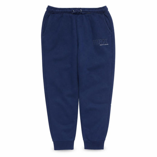 Puma Men's Blue Jogger Sweatpants L Fleece Training Trousers