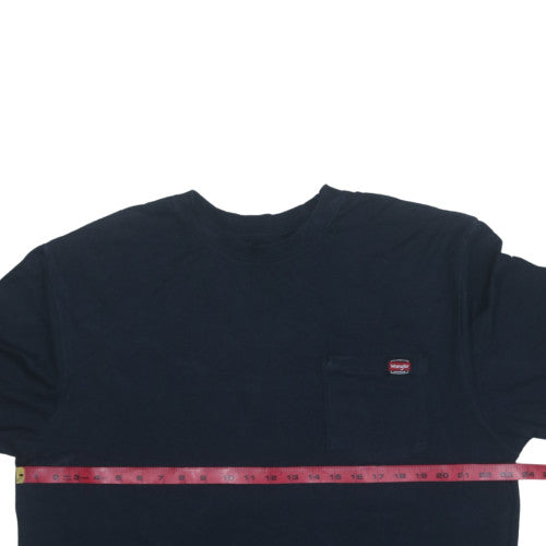 Wrangler Men's Black XL Workwear Cotton Crew Neck T-Shirt