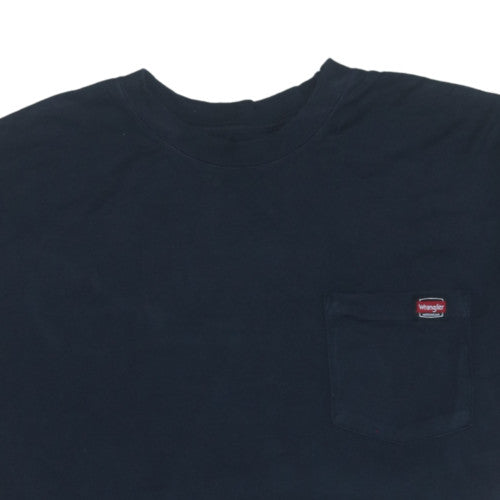 Wrangler Men's Black XL Workwear Cotton Crew Neck T-Shirt