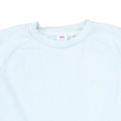 Levi's Men's Light Blue Crew Neck Sweatshirt XS Classic Cotton Blend
