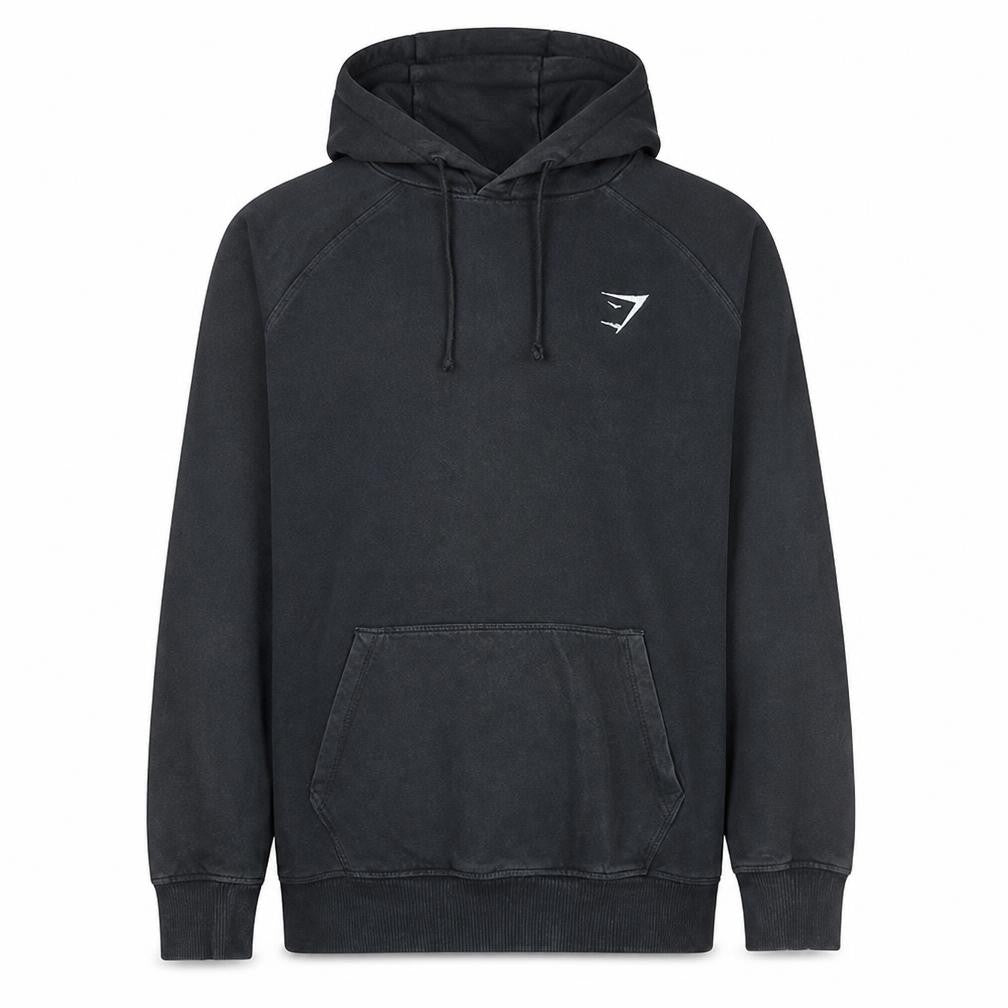 Gymshark Men’s Black Pullover Hoodie Size S Regular Fit