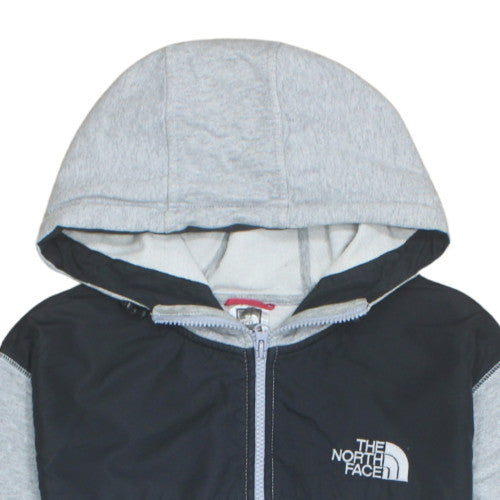 The North Face Men's Grey Full Zip Hoodie Size M Outdoor Fleece