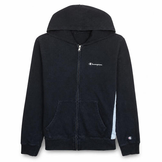 Champion Men's Black Medium Full Zip Hoodie Sweatshirt