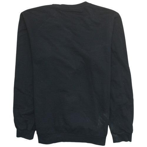 Adidas Mens Black Crew Neck Pullover Sweatshirt Size M