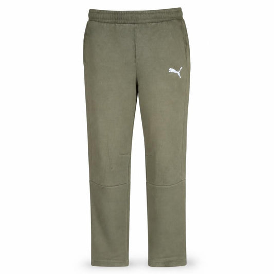 Puma Men’s Green Jogger Trousers L Regular Fit Fleece Activewear