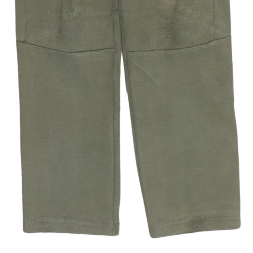 Puma Men’s Green Jogger Trousers L Regular Fit Fleece Activewear