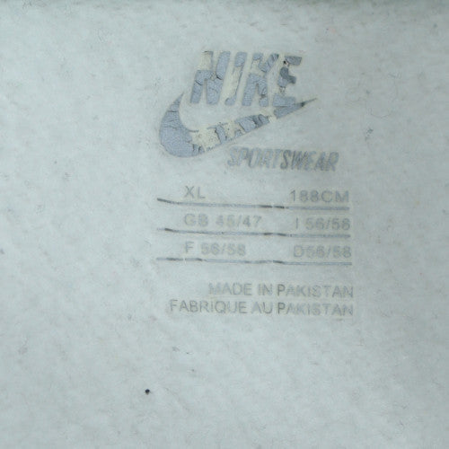 Nike Mens White Sleeveless Full Zip Hoodie XL Sportswear Vest
