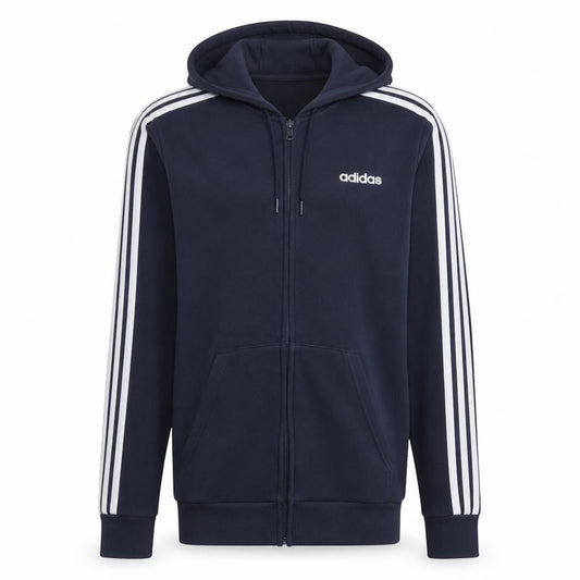 Adidas Men's Blue Full Zip Hoodie M Sportswear Sweatshirt