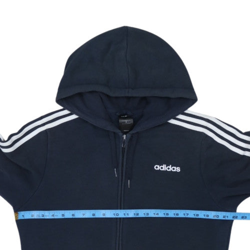 Adidas Men's Blue Full Zip Hoodie M Sportswear Sweatshirt