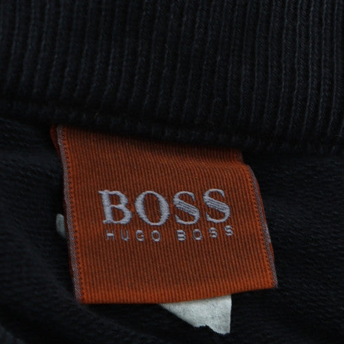 Hugo Boss Men's Black Cotton Nylon Zip Bomber Jacket Size M