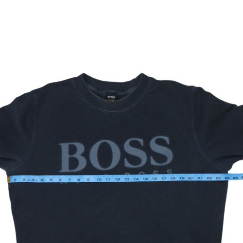 Hugo Boss Men's Navy Blue Crew Neck Sweatshirt XXL Classic Fit
