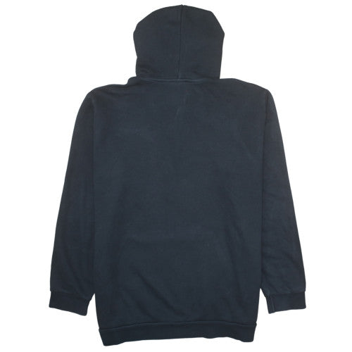 adidas Mens Black 2XL Pullover Hoodie with Logo Print