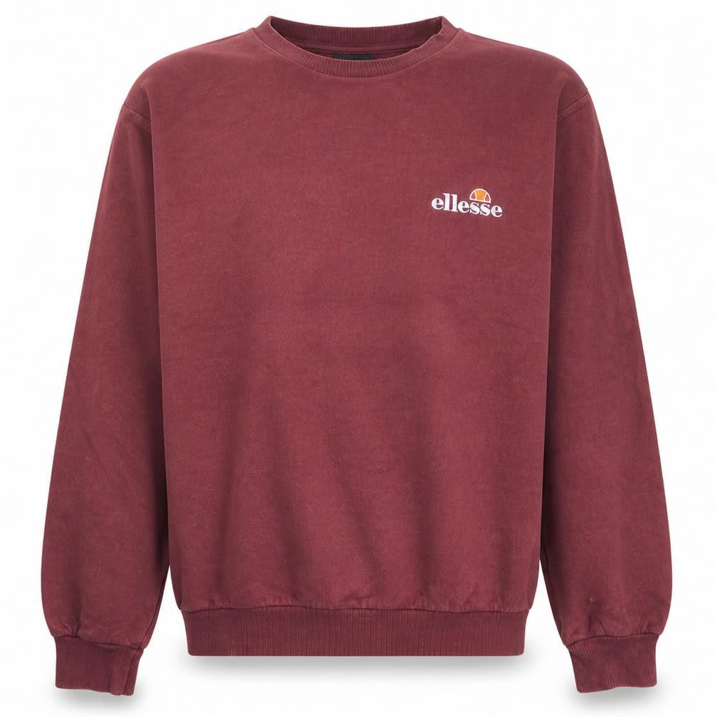 Ellesse Mens Brown Crew Neck Pullover Sweatshirt M