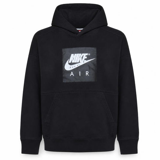 Nike Mens Black Pullover Hoodie S Regular Fit Fleece Sportswear