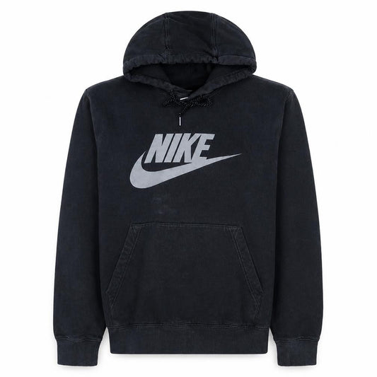 Nike Men's Black Pullover Hoodie Medium Logo Sportswear