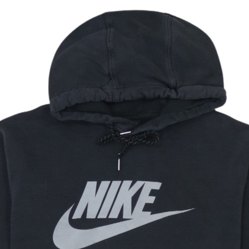 Nike Men's Black Pullover Hoodie Medium Logo Sportswear