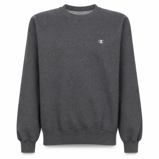 Champion Men's Grey Pullover Sweatshirt M Heavyweight Fleece Crew Neck