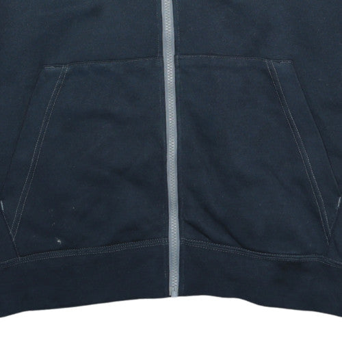 Nike Men's Black Full Zip Hoodie 2XL Fleece Sweatshirt